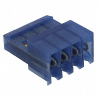 TE Connectivity AMP Connectors - 3-641239-4 - CONN RCPT 4POS 26AWG .100 BLUE