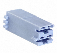 TE Connectivity AMP Connectors - 521204-2 - CONN RCPT HOUSING 0.25 2POS BLUE