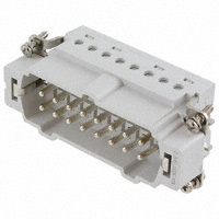 TE Connectivity AMP Connectors - 7-1103638-1 - INSERT MALE 16POS+1GND CLAMP