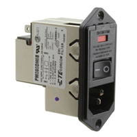TE Connectivity Corcom Filters - 7-6609940-6 - PWR ENT MOD RCPT IEC320-C14 PNL