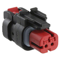 TE Connectivity AMP Connectors - 776522-1 - CONN PLUG ASSY 2POS 18-20AWG RED