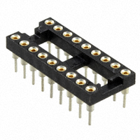 TE Connectivity AMP Connectors - 818-AG11D-ES - CONN IC DIP SOCKET 18POS GOLD