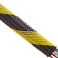 Techflex - NSN0.38SS - SLEEVING 3/8" X 500' BLK/YELLOW