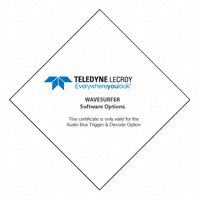 Teledyne LeCroy - HDO4K-AUDIOBUS TD - AUDIOBUS TRIGGER DECODE OPTION