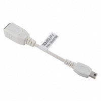 Tensility International Corp - 10-00780 - CBL USB B RCPT-MNI A PLUG 100MM