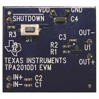 Texas Instruments - TPA2010D1EVM - EVAL MODULE FOR TPA2010D1
