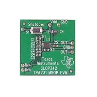 Texas Instruments - TPA731EVM - EVAL MOD FOR TPA731