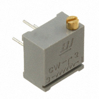 TT Electronics/BI - 68PR1KLF - TRIMMER 1K OHM 0.5W TH