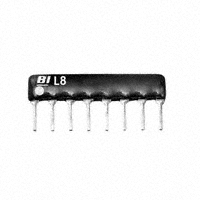 TT Electronics/IRC - L083S470LF - RES ARRAY 4 RES 47 OHM 8SIP