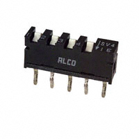 TE Connectivity ALCOSWITCH Switches - SSV04 - SWITCH SLIDE DIP SPST 0.40VA 20V