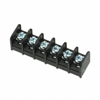 TE Connectivity AMP Connectors - NC6-P107-06 - CONN BARRIER STRIP 6CIRC 0.375"