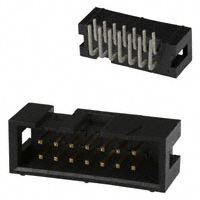 TE Connectivity AMP Connectors - 1761605-5 - CONN HEADER LOPRO R/A 14POS 30AU