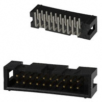 TE Connectivity AMP Connectors - 1761605-7 - CONN HEADER LOPRO R/A 20POS 30AU