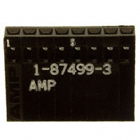 TE Connectivity AMP Connectors - 1-87499-3 - CONN HOUSING 8POS .100 SINGLE