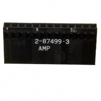 TE Connectivity AMP Connectors - 2-87499-3 - CONN HOUSING 13POS .100 SINGLE