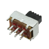 TE Connectivity ALCOSWITCH Switches - SSB22 - SWITCH SLIDE DPDT 100MA 30V