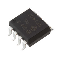 Vishay Semiconductor Opto Division - VOW135-X017T - OPTOISO 5.3KV TRANS W/BASE 8SMD