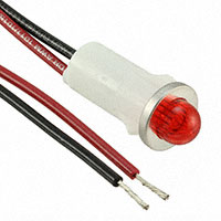 Visual Communications Company - VCC - 1092A1-12V - LED PANEL INDICATOR RED 12V