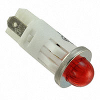 Visual Communications Company - VCC - 1092QM1-12V - LED PMI, RED, SMALL DOME, 12V 3/
