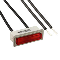 Visual Communications Company - VCC - 2330D1 - INDICATOR NEON RED PANEL MNT