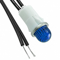 Visual Communications Company - VCC - 1052A6 - LAMP NEON BLUE 120V PNL MNT