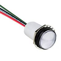 Visual Communications Company - VCC - PML50RGFVW - LED RED/GREEN ROUND PANEL MOUNT