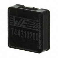 Wurth Electronics Inc. - 744310200 - FIXED IND 2UH 6.5A 14.2 MOHM SMD