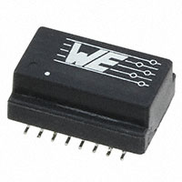 Wurth Electronics Midcom - 7490100161A - TRANSFORMER 10/100 BASE-T SMD