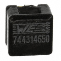 Wurth Electronics Inc. - 744314650 - FIXED IND 6.5UH 6A 21.5 MOHM SMD