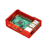 Adafruit Industries LLC - 2334 - BOX PLASTIC RED 3.62" LX2.48" W