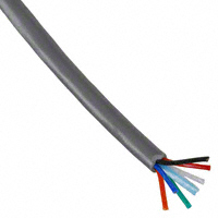 Alpha Wire - 1176C SL005 - CABLE 6COND 22AWG SLATE 100'