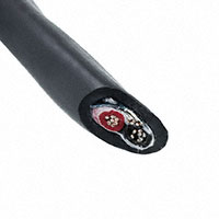 Alpha Wire - 2461C BK002 - CABLE 2COND 22AWG BLK SHLD 500'
