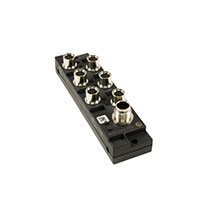 Alpha Wire - 803-CN NC032 - M8 PLASTIC 6PORT 1SIG LED