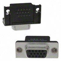 Amphenol Commercial Products - 17EBH-015-S-AM-0-10 - CONN DSUB HD RCPT 15POS R/A SLDR
