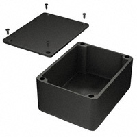 Hammond Manufacturing - 1550CBK - BOX ALUM BLACK 4.53"L X 3.54"W