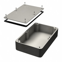 Hammond Manufacturing - 1550WJ - BOX ALUM UNPTD 10.83"L X 6.89"W