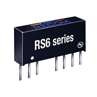 Recom Power - RS6-4805D - DC DC CONVERTER +/-5V 6W