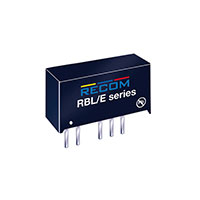 Recom Power - RBL-3.305S/EH - 0.25W DC/DC-CONVERTER ECONOLINE