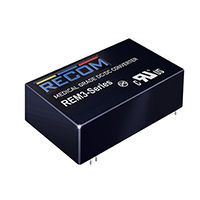 Recom Power - REM3-0515D/C - CONV DC/DC 3W 4.5-9VIN +/-15VOUT