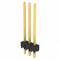 Samtec Inc. - TSW-103-17-G-S - CONN HEADER 3POS .100" SNGL GOLD
