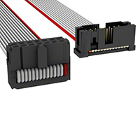TE Connectivity AMP Connectors - A3DKB-1418G - IDC CABLE - AKR14B/AE14G/APK14B