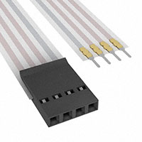 TE Connectivity AMP Connectors - A9BAA-0408F - FLEX CABLE - AFF04A/AF04/AFE04T