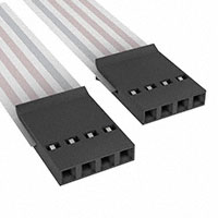 TE Connectivity AMP Connectors - A9BBG-0408F - FLEX CABLE - AFF04G/AF04/AFF04G