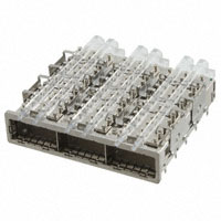 Amphenol Commercial Products - U90-G351-101A - CAGE 1X3 QSFP W/HS 6.5MM W/LP