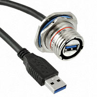 Amphenol PCD - USB3FTV7SA03NACROS - RECEPTACLE POTTED W/ A CODED 0.3