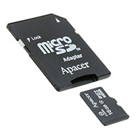 Apacer Memory America - AP16GMCSH4-B - MEMORY CARD MICROSD 16GB CLASS 4