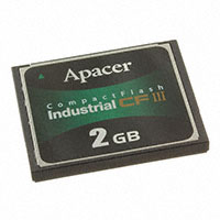 Apacer Memory America - AP-CF002GE3NR-NRQ - MEMORY CARD COMPACTFLASH 2GB SLC