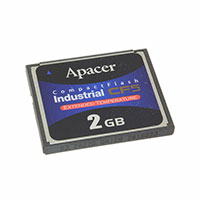 Apacer Memory America - AP-CF002GR9NS-ETNRA - MEMORY CARD FLASH CARD 2GB SLC