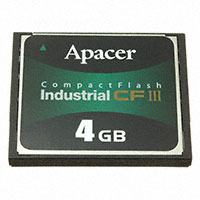 Apacer Memory America - AP-CF004GE3NR-NDNRQ - MEMORY CARD COMPACTFLASH 4GB SLC