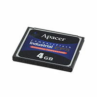 Apacer Memory America - AP-CF004GR9NS-ETNRA - MEMORY CARD FLASH CARD 4GB SLC